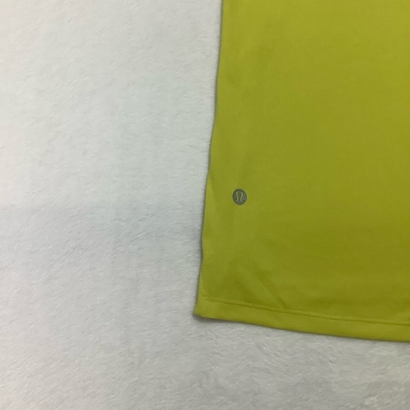 Lululemon Fast and Free Tank Sz Large Yellow Green - Picture 5 of 7